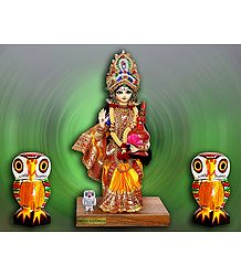 Devi Lakshmi Photo - Unframed Photo Print on Paper