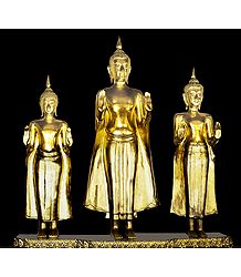 3 Buddha Statues, Bangkok - Thailand
