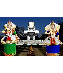 Manipuri Dancer - Unframed Photo Print on Paper