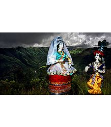 Manipuri Dancers - Unframed Photo Print on Paper