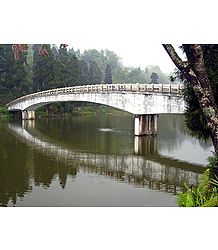 Bridge on Mirik Lake - North Bengal, India