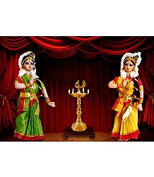 Mohini Attam Dancer - Unframed Photo Print on Paper
