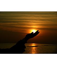 Nurturing the LIght of Life - Sunset at Digha, West Bengal, India