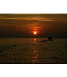 An Ode to the Setting Sun - Sunset at Digha, West Bengal , India