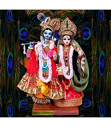 Radha Krishna - Unframed Photo Print on Paper