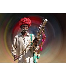 Rajasthani Musician Rajasthan, India