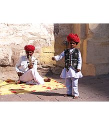 Folk Singer and Dancer from Rajasthan, India