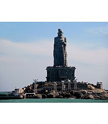 Saint Thiruvalluvar Statue at Kanyakumari - Tamil Nadu, india