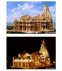 Somnath Temple, Gujarat, India - Set of 2 Photo Prints