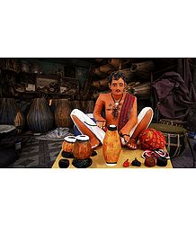 Tabla Maker Photo - Unframed Photo Print on Paper