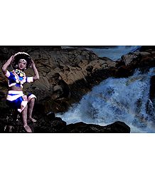 Tribal Woman Picture - Unframed Photo Print on Paper