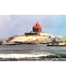 Swami Vivekananda Rock Temple at Kanyakumari - Tamil Nadu, India