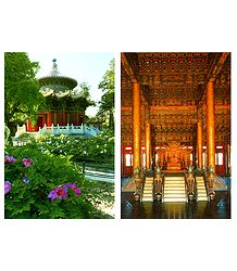Forbidden City, China - Set of 2 Postcards
