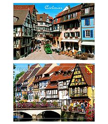 Colmar, France - Set of 2 Postcards