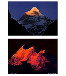 Neelkanth and Trishul, Kumaon - Set of 2 Postcards