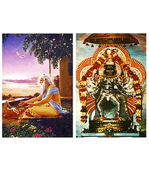 Narasinghavatar and Advaita Acharya - Set of 2 Postcards