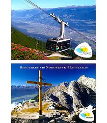 Innsbruck,Austria - Nordkette - Set of 2 Postcards