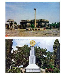 aravanbelagola and Belur - Set of 2 Postcards