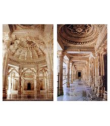 Dilwara Temple, Mt. Abu - Set of 2 Postcards