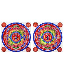 Pair of Rangoli Stickers