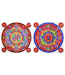 Pair of Rangoli Stickers