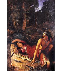 Nala leaves Damayanti - Poster