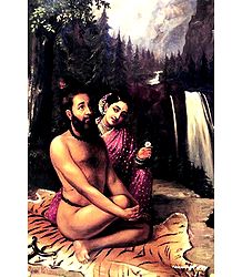 Vishwamitra and Menaka