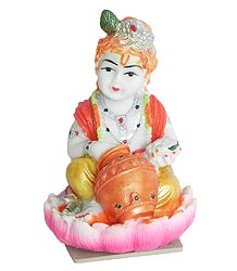 Makhan Chor Gopala - Rubber Statue
