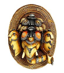 Ganesha Face - Wall Hanging