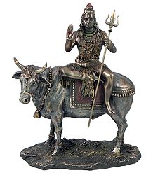 Lord Shiva Sitting on Bull