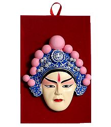 Poly Resin Opera Face for Wall Decoration