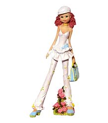Fun and Frolic - Resin Girl Statue
