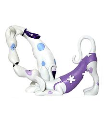 Kissing Pups - Resin Statue