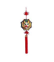 Dragon Face Holding Ball - Wall Hanging