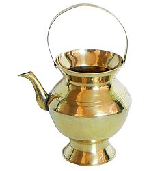 Brass Kamandalu for Holy Water