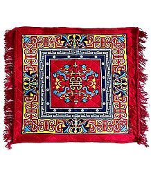 Red Velvet Ritual Carpet Mat