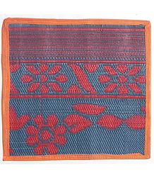 Reversible Synthetic Cane Ritual Mat