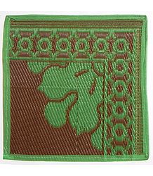 Reversible Synthetic Cane Ritual Mat