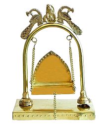 Brass Carving Swing for Deity