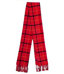 Red Check Scarf