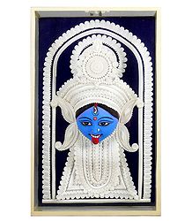 Face of Shyama Kali - Wall Hanging