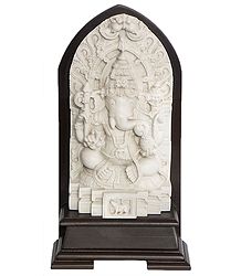 Lord Ganesha Sitting on a Throne