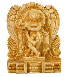 Jagannathdev as Krishna - Stone Dust Statue