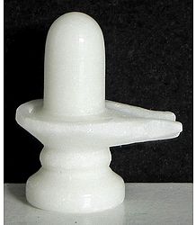 White Shiva Linga