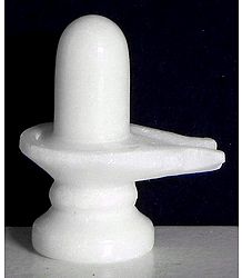 White Shiva Linga