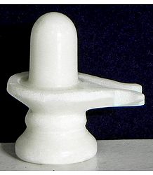 White Shiva Linga