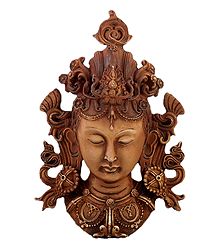 Brown Tara Face - Wall Hanging