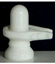 White Shiva Linga