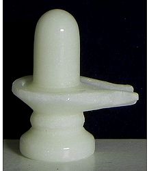 White Shiva Linga