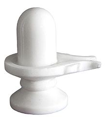 White Stone Shivalinga